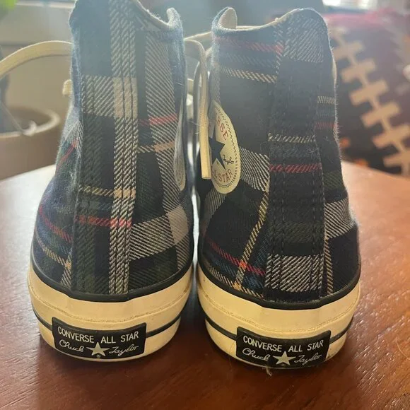 Converse All Stars Plaid All Stars 6W Rare From Japan - Picture 6 of 6